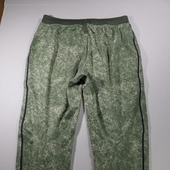 Lululemon ABC Jogger Pants Stretch Mens XL Green Tie Dye Performance Read Des! - Picture 4 of 11